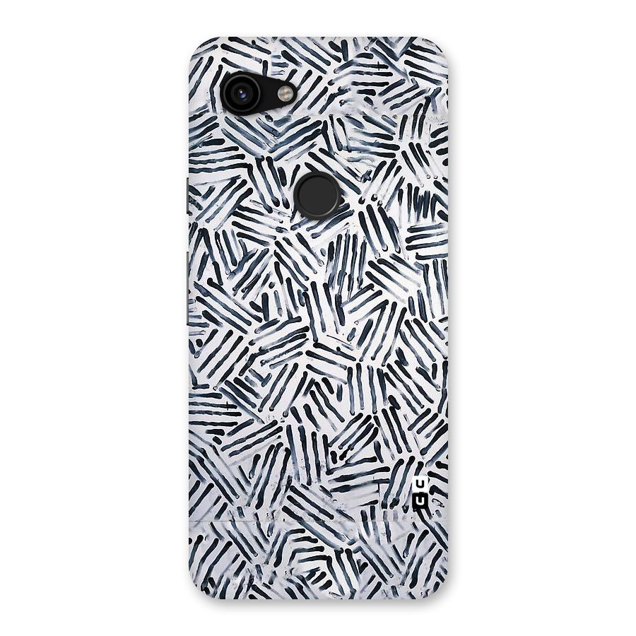 Black Tiny Uneven Back Case for Google Pixel 3a