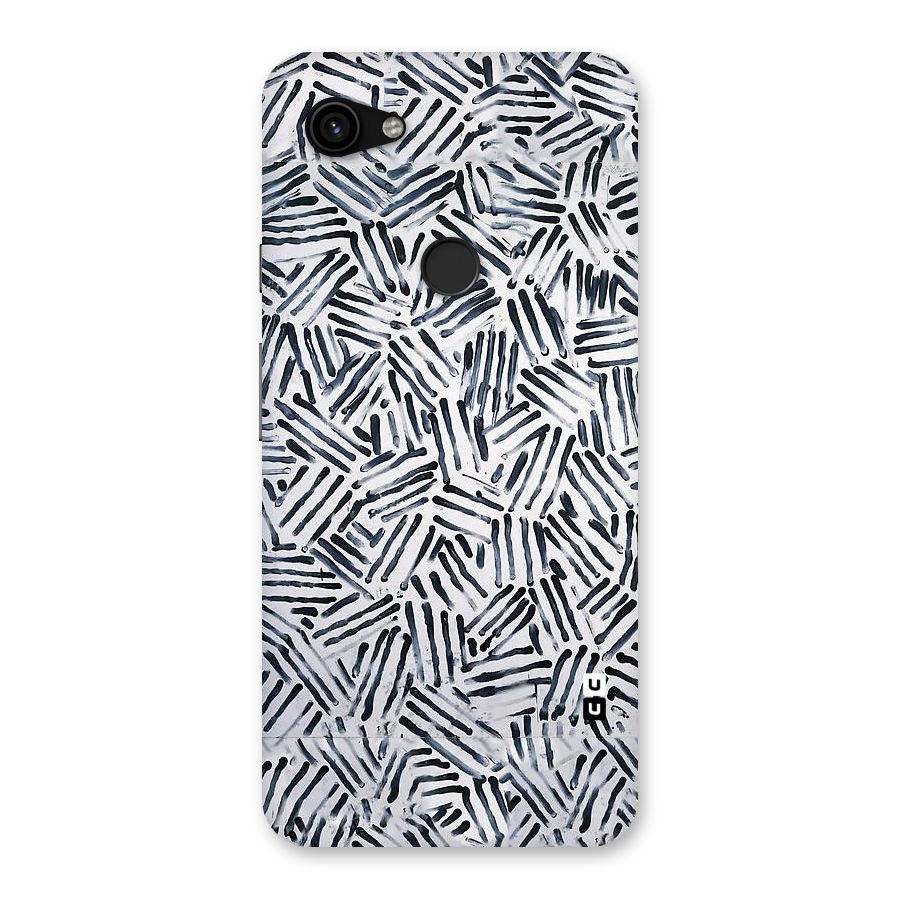 Black Tiny Uneven Back Case for Google Pixel 3a XL