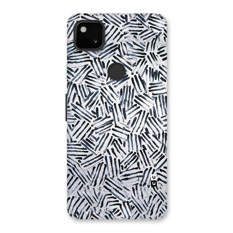 Black Tiny Uneven Back Case for Google Pixel 4a