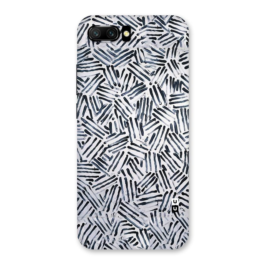 Black Tiny Uneven Back Case for Honor 10