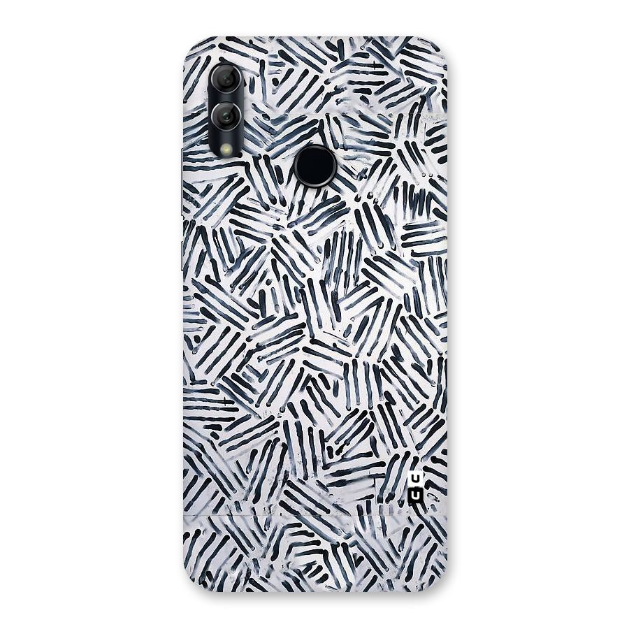 Black Tiny Uneven Back Case for Honor 10 Lite