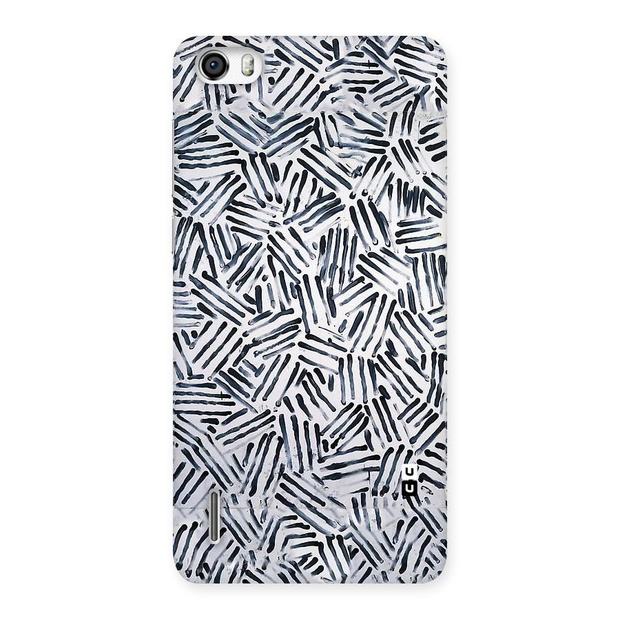 Black Tiny Uneven Back Case for Honor 6