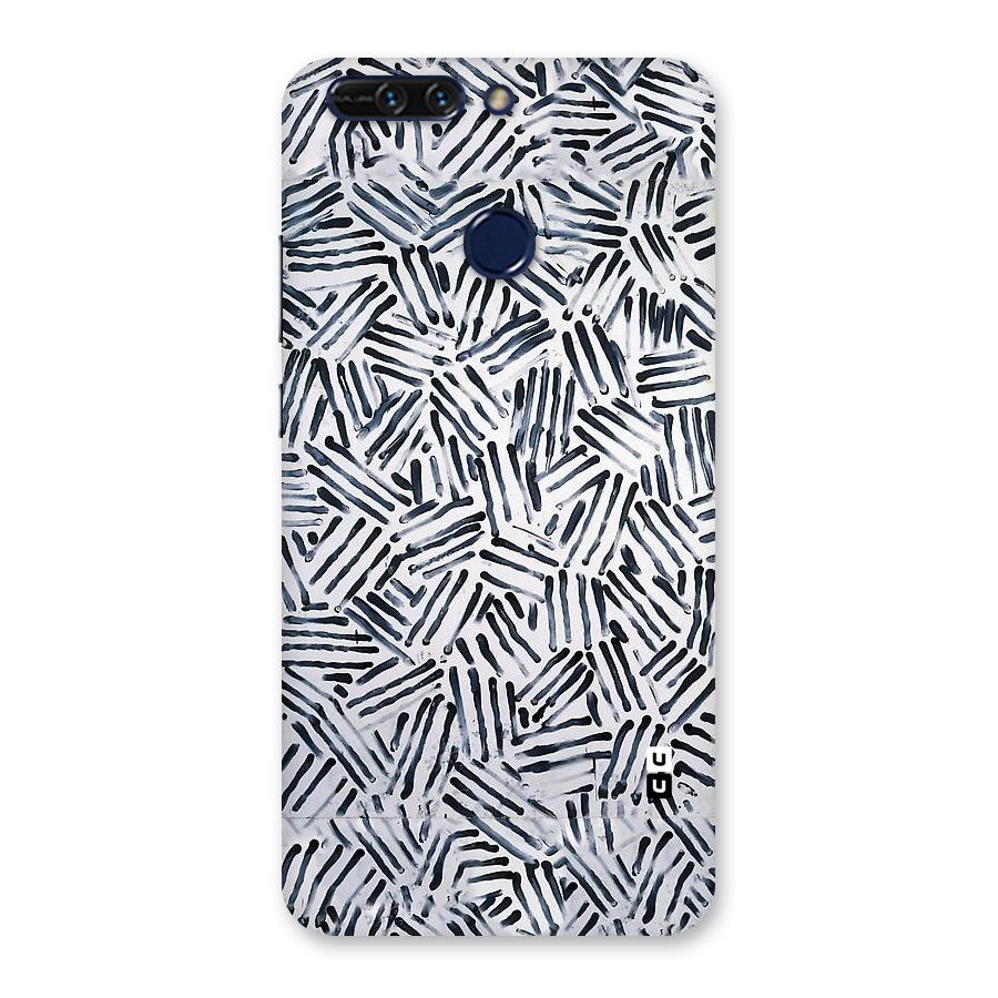 Black Tiny Uneven Back Case for Honor 8 Pro