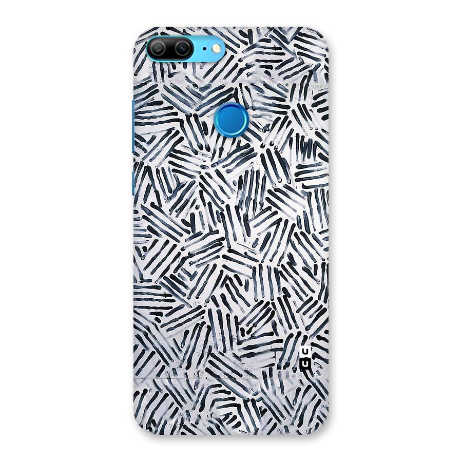 Black Tiny Uneven Back Case for Honor 9 Lite
