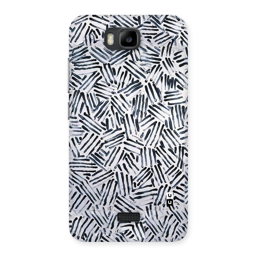 Black Tiny Uneven Back Case for Honor Bee