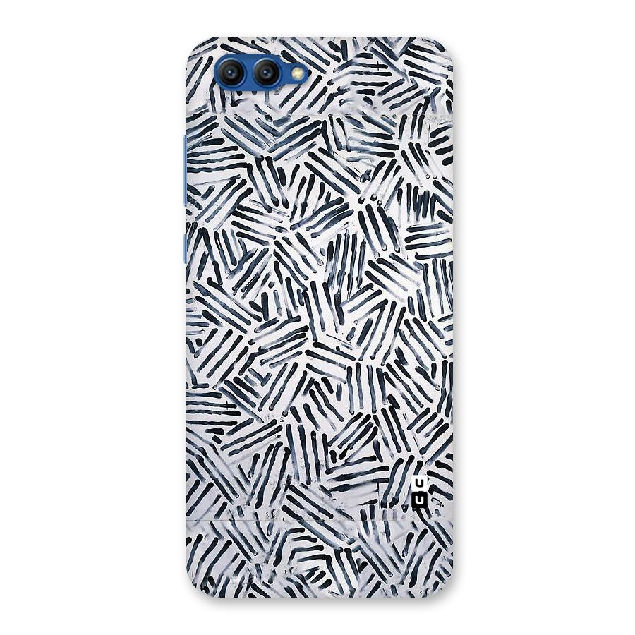 Black Tiny Uneven Back Case for Honor View 10