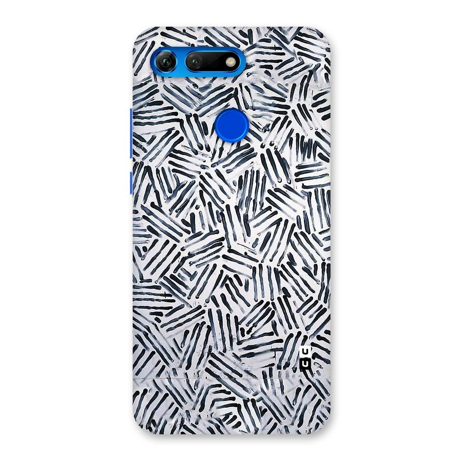 Black Tiny Uneven Back Case for Honor View 20