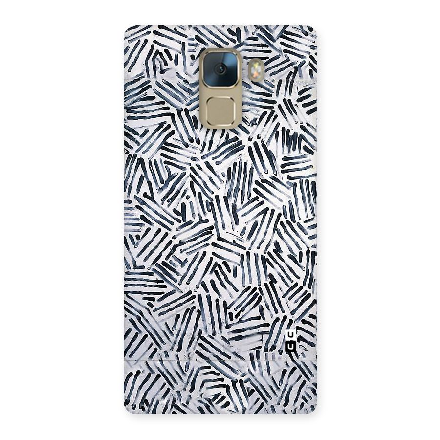 Black Tiny Uneven Back Case for Huawei Honor 7