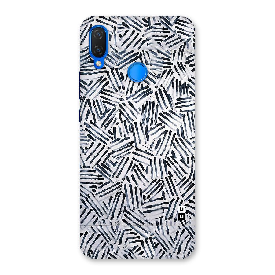 Black Tiny Uneven Back Case for Huawei P Smart+