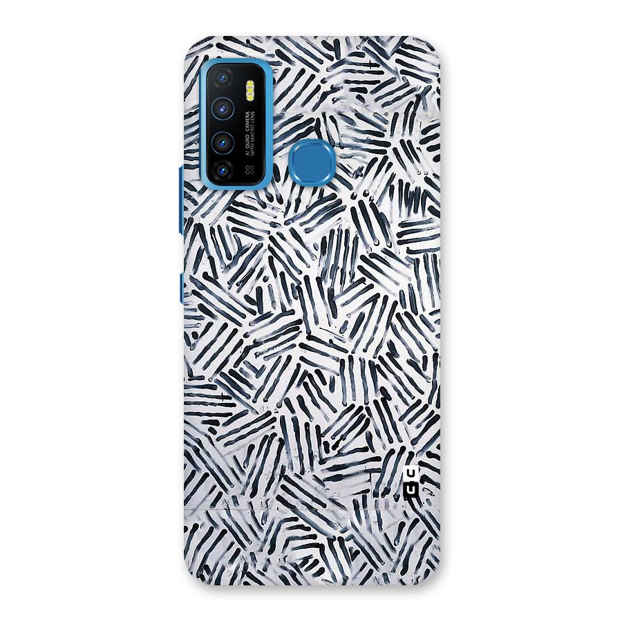 Black Tiny Uneven Back Case for Infinix Hot 9