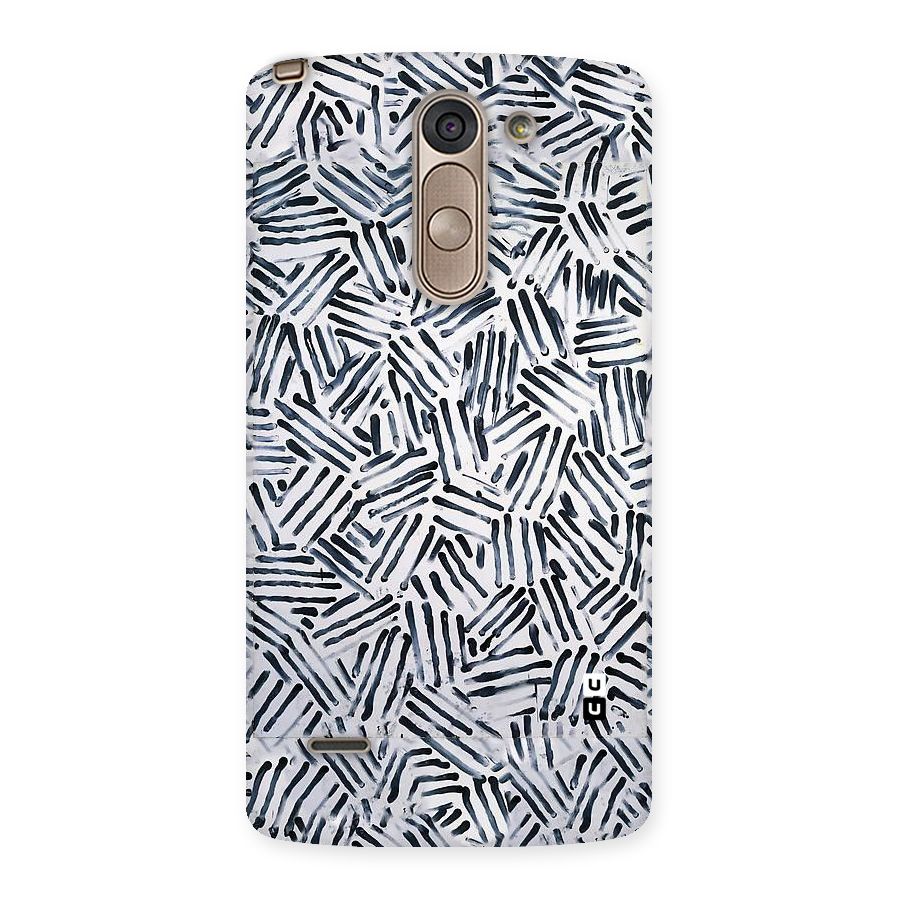 Black Tiny Uneven Back Case for LG G3 Stylus