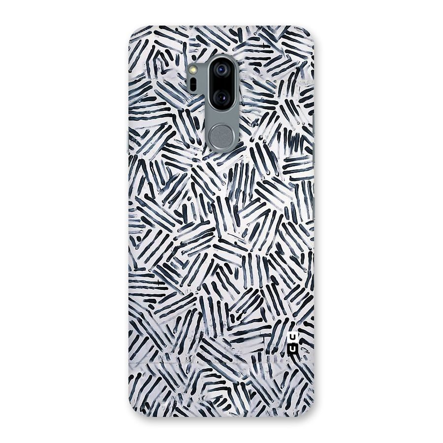 Black Tiny Uneven Back Case for LG G7