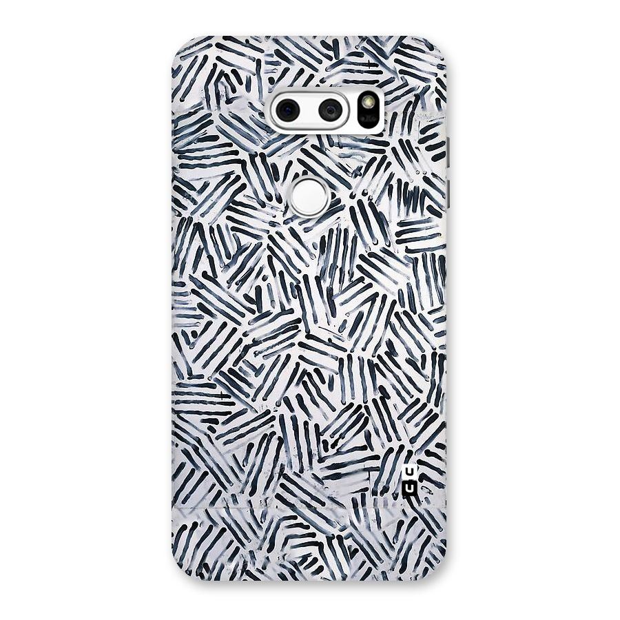 Black Tiny Uneven Back Case for LG V30