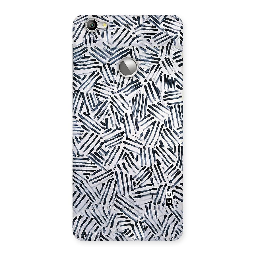 Black Tiny Uneven Back Case for LeTV Le 1s