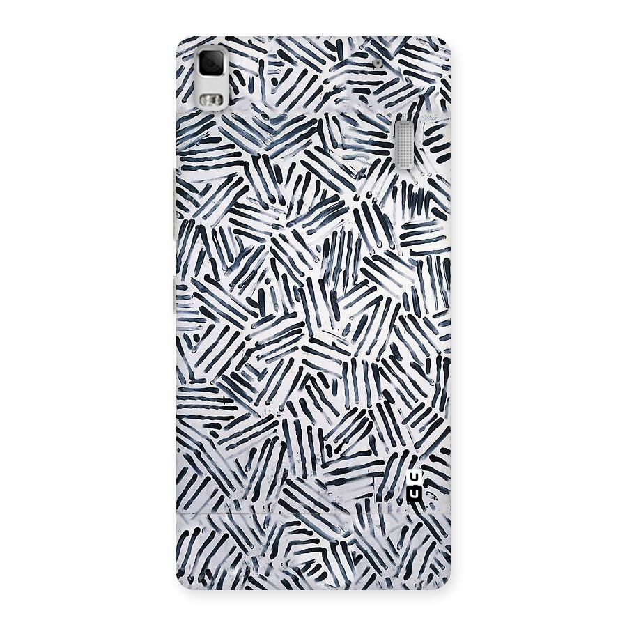 Black Tiny Uneven Back Case for Lenovo K3 Note