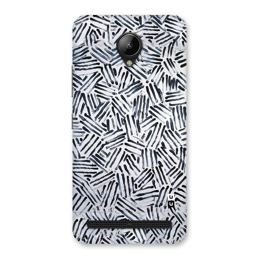 Black Tiny Uneven Back Case for Lenovo C2