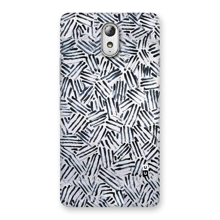 Black Tiny Uneven Back Case for Lenovo Vibe P1M