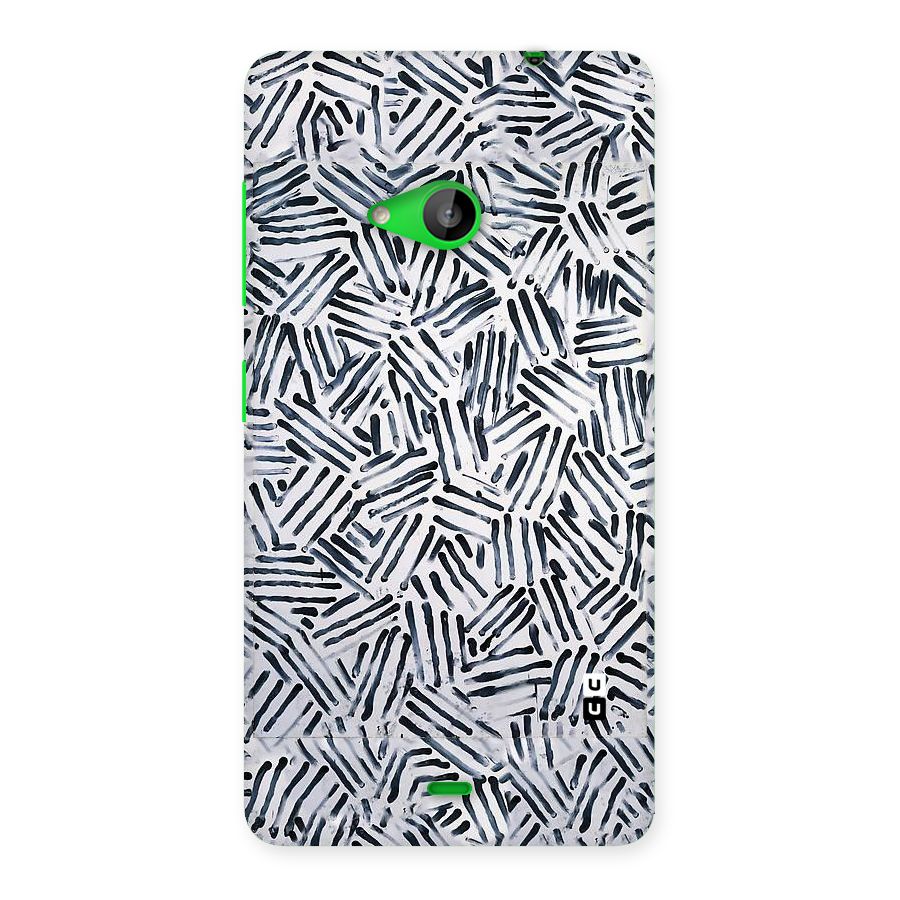 Black Tiny Uneven Back Case for Lumia 535