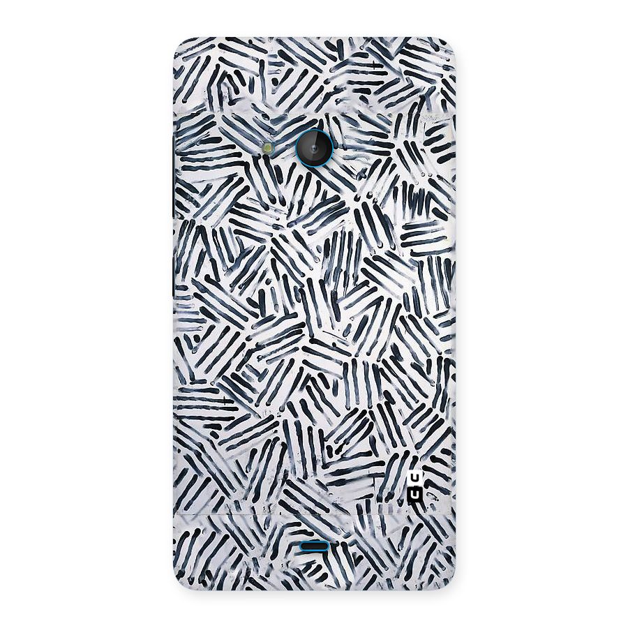 Black Tiny Uneven Back Case for Lumia 540