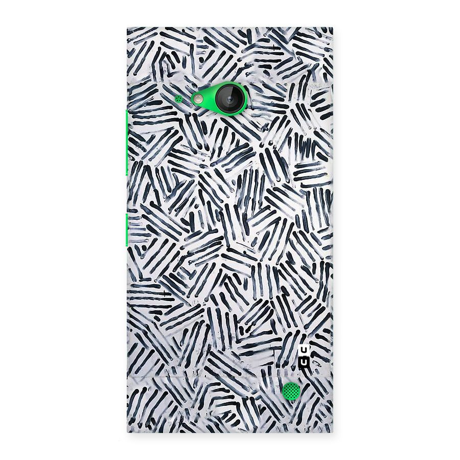 Black Tiny Uneven Back Case for Lumia 730