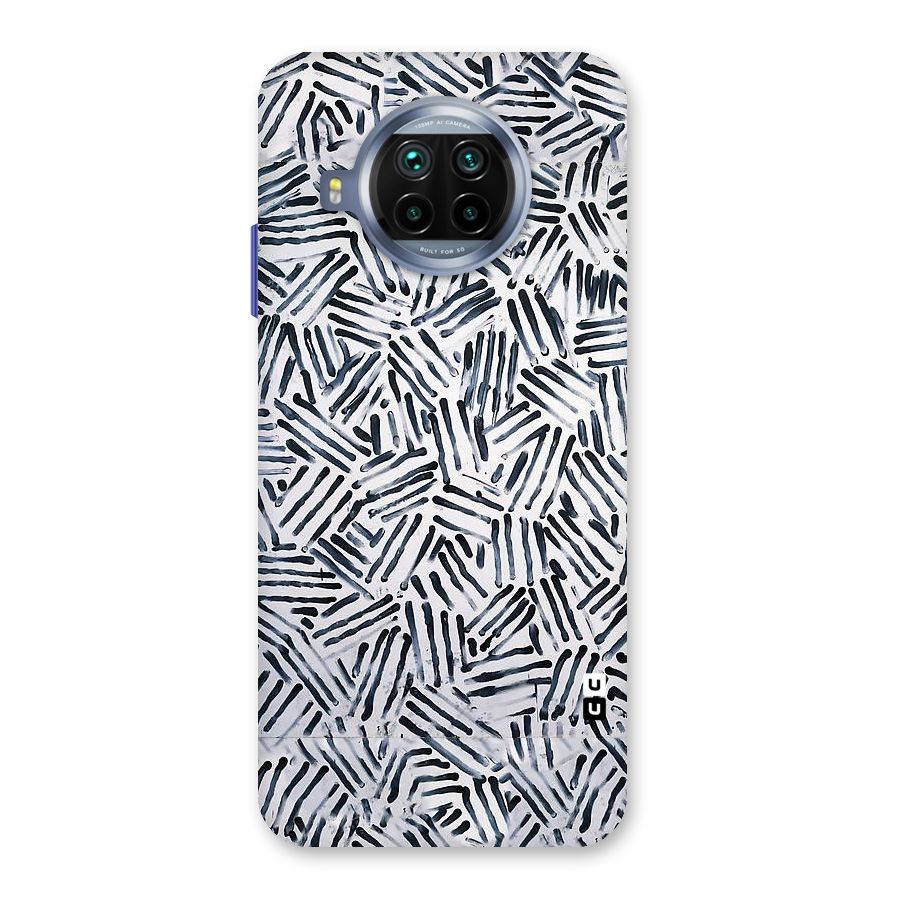 Black Tiny Uneven Back Case for Mi 10i