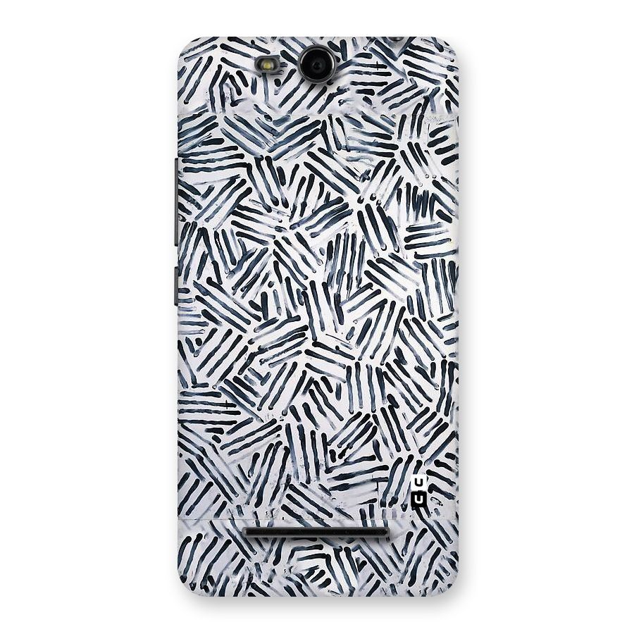 Black Tiny Uneven Back Case for Micromax Canvas Juice 3 Q392