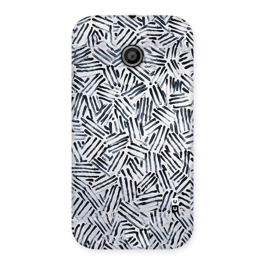 Black Tiny Uneven Back Case for Moto E