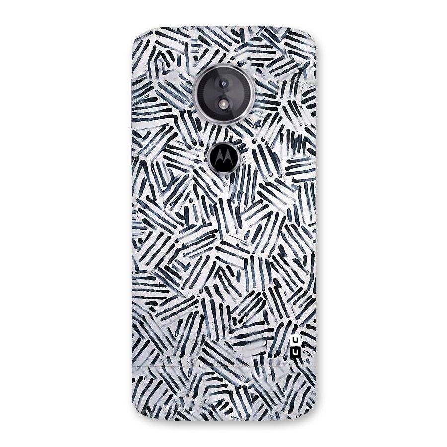 Black Tiny Uneven Back Case for Moto E5