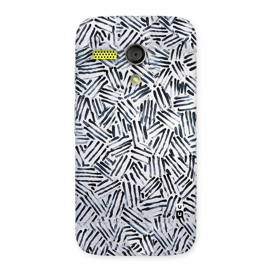 Black Tiny Uneven Back Case for Moto G