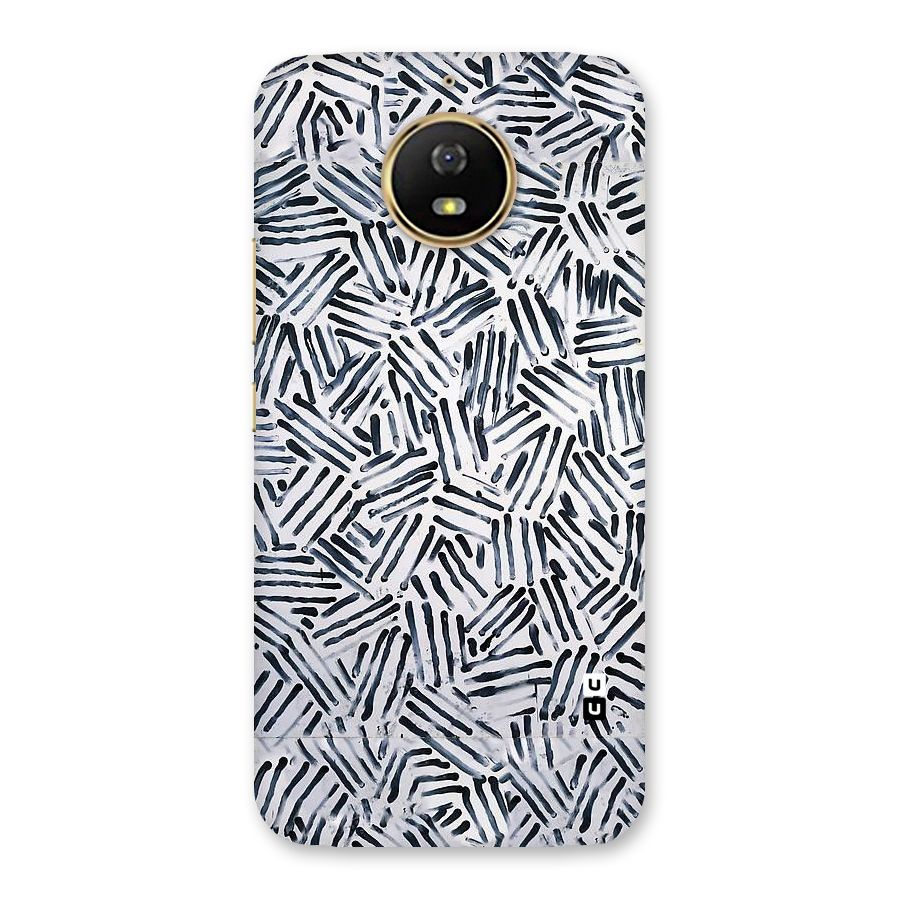 Black Tiny Uneven Back Case for Moto G5s