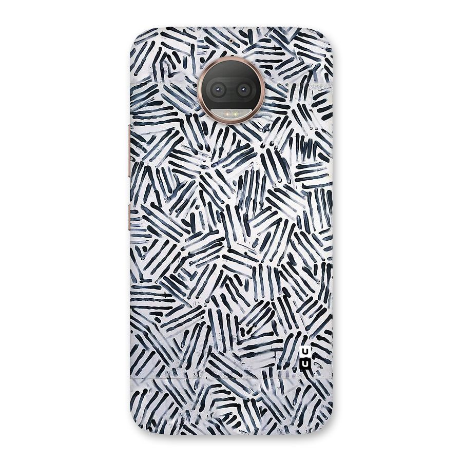 Black Tiny Uneven Back Case for Moto G5s Plus