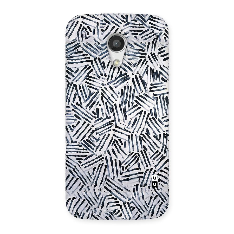 Black Tiny Uneven Back Case for Moto G 2nd Gen