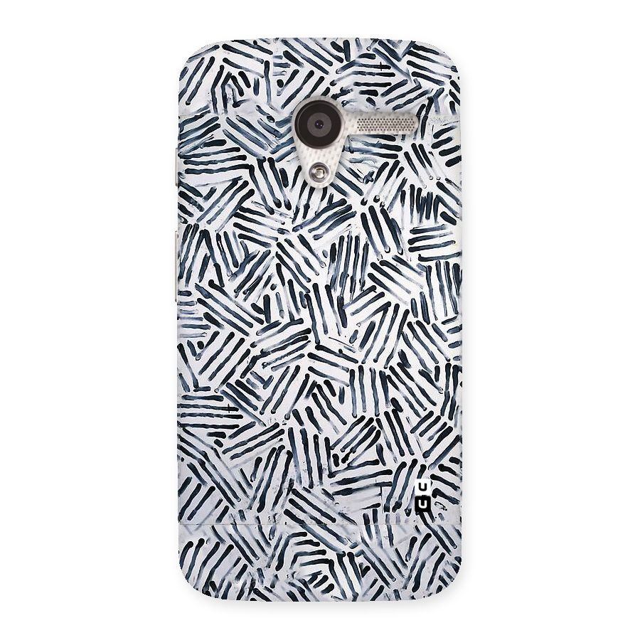 Black Tiny Uneven Back Case for Moto X