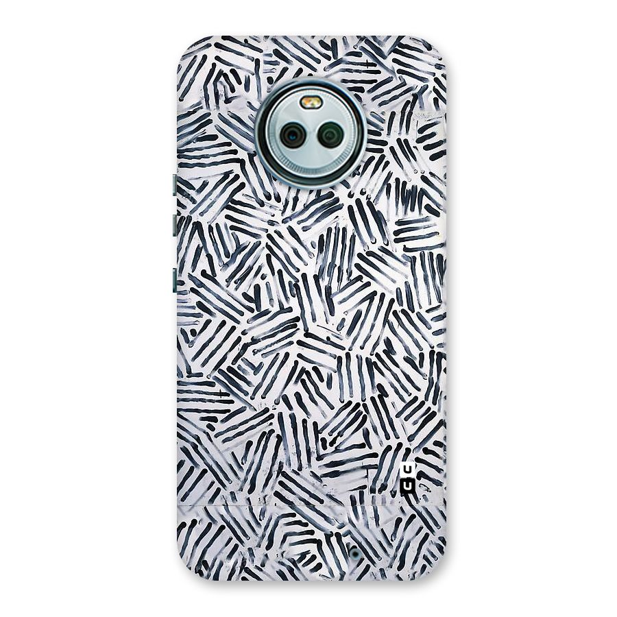 Black Tiny Uneven Back Case for Moto X4