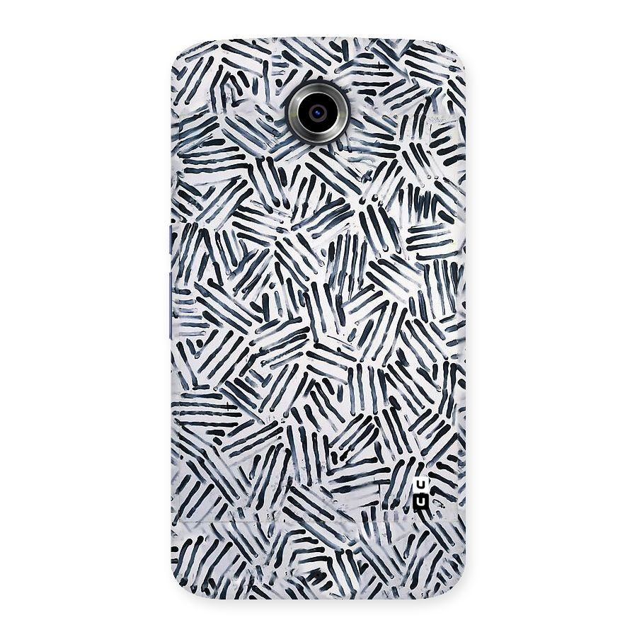 Black Tiny Uneven Back Case for Nexsus 6
