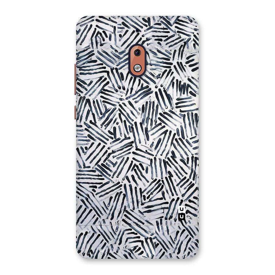 Black Tiny Uneven Back Case for Nokia 2.1