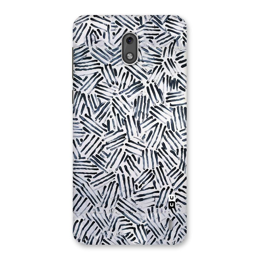 Black Tiny Uneven Back Case for Nokia 2