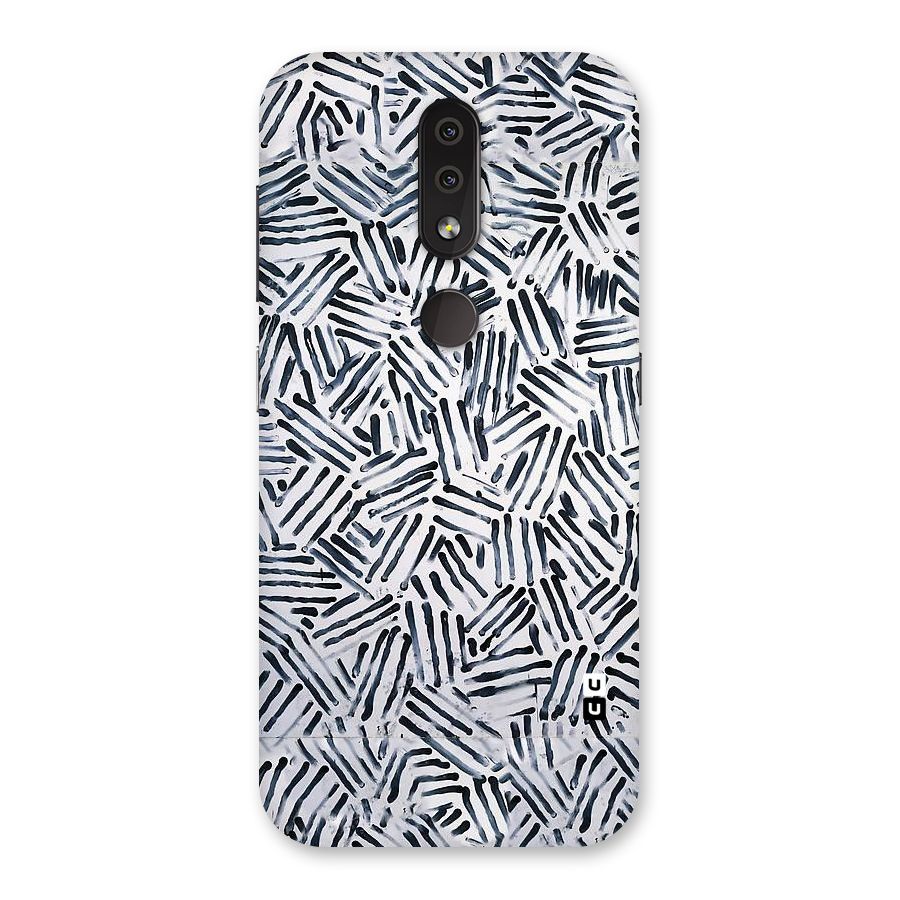 Black Tiny Uneven Back Case for Nokia 4.2