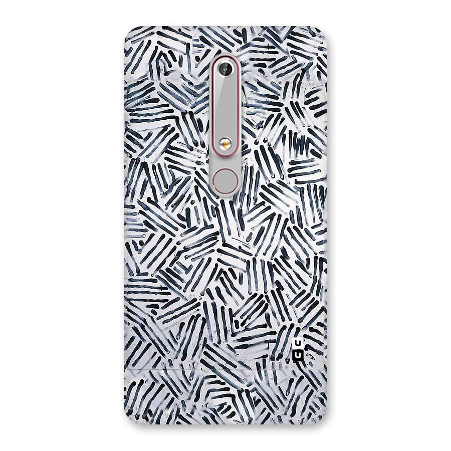 Black Tiny Uneven Back Case for Nokia 6.1