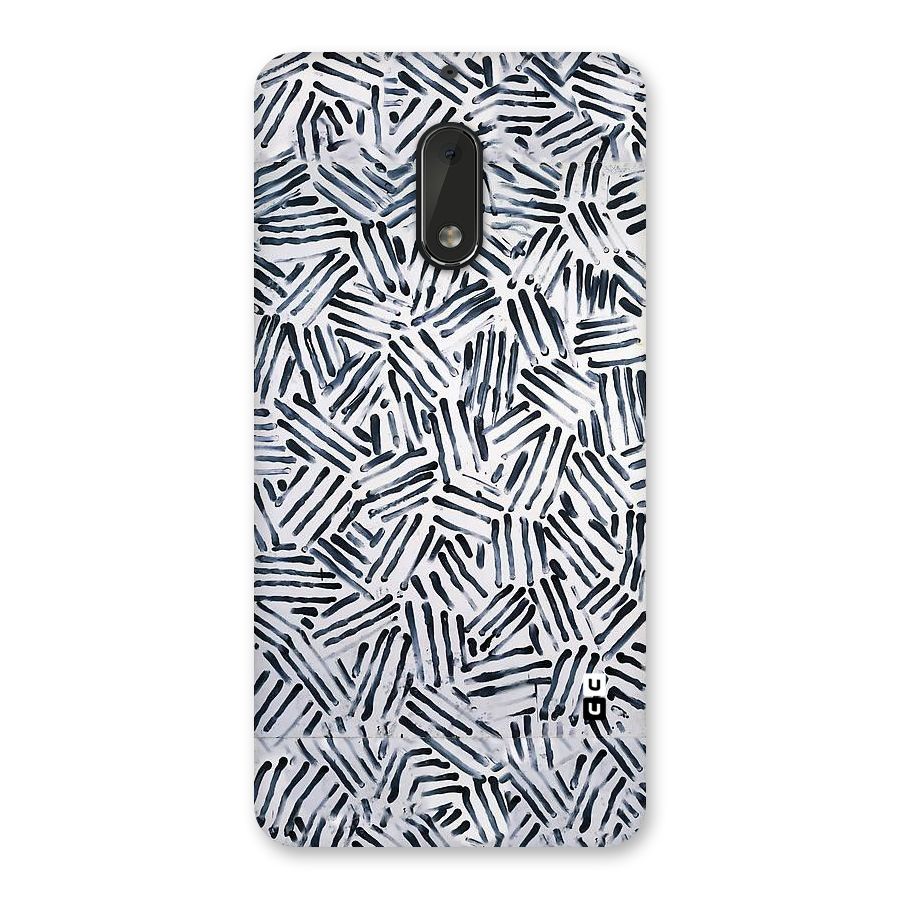 Black Tiny Uneven Back Case for Nokia 6