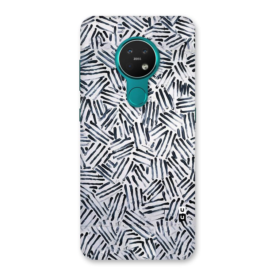 Black Tiny Uneven Back Case for Nokia 7.2