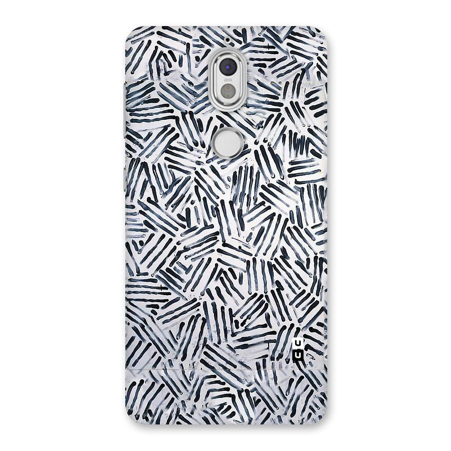 Black Tiny Uneven Back Case for Nokia 7
