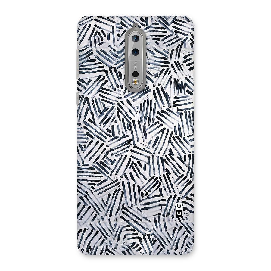 Black Tiny Uneven Back Case for Nokia 8