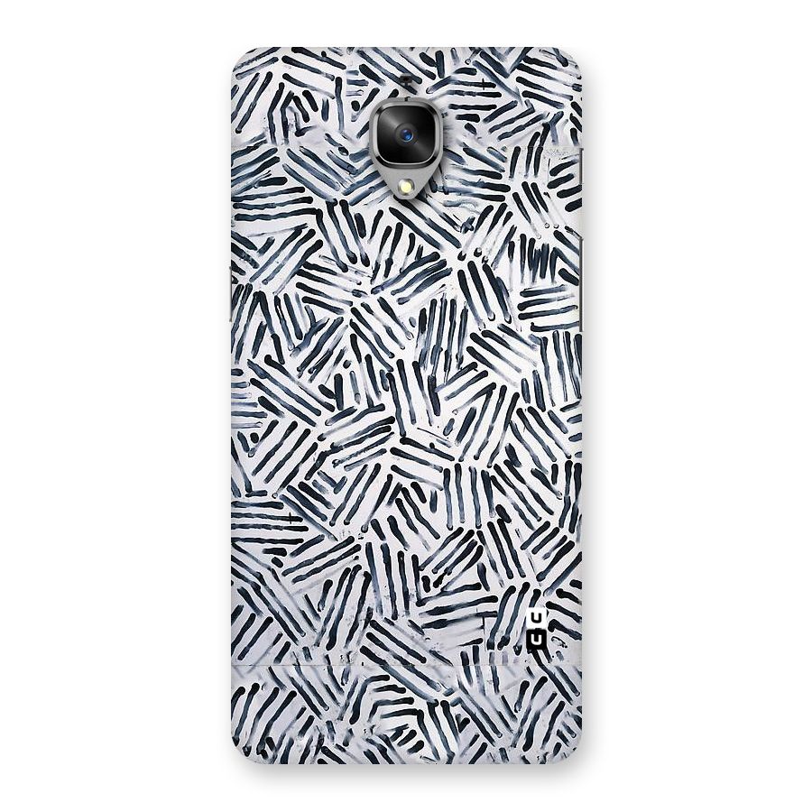 Black Tiny Uneven Back Case for OnePlus 3
