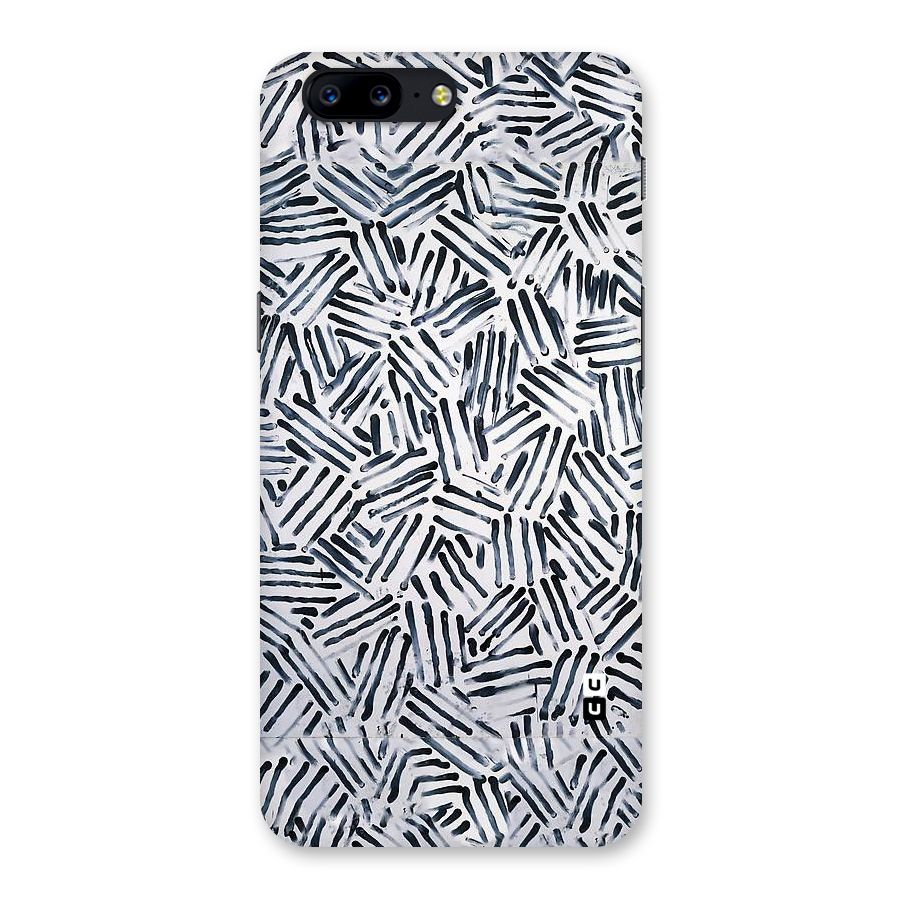 Black Tiny Uneven Back Case for OnePlus 5
