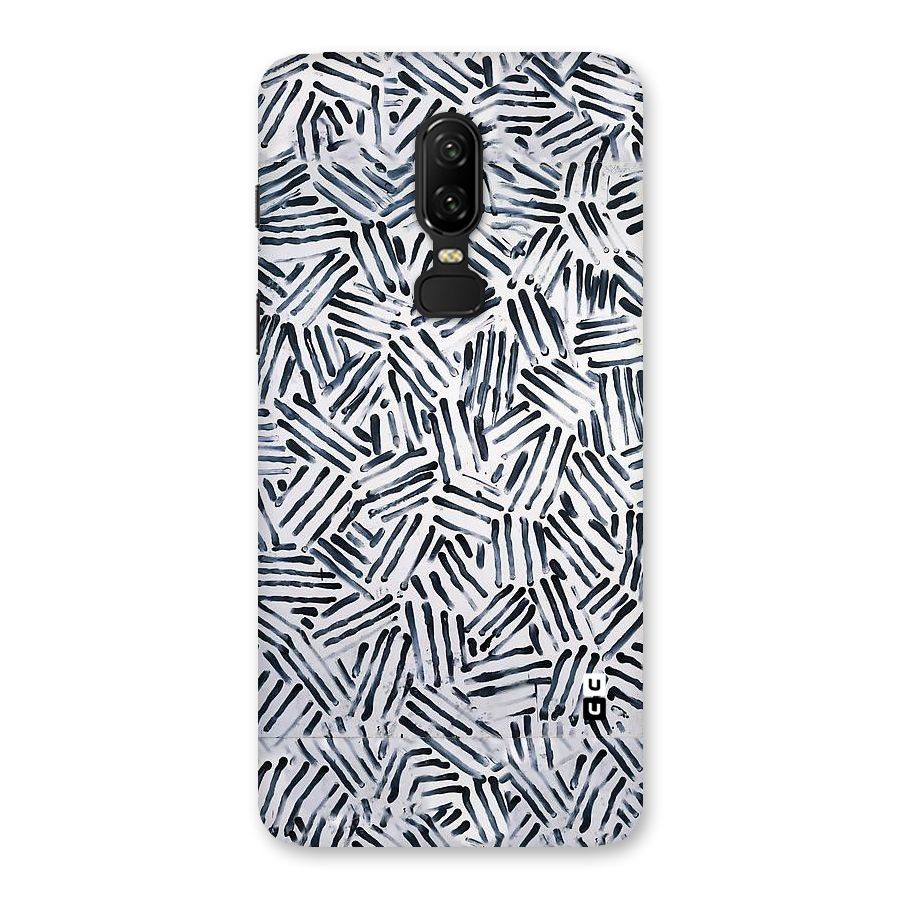 Black Tiny Uneven Back Case for OnePlus 6