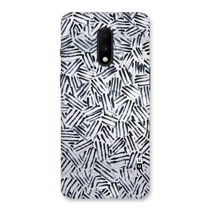 Black Tiny Uneven Back Case for OnePlus 7