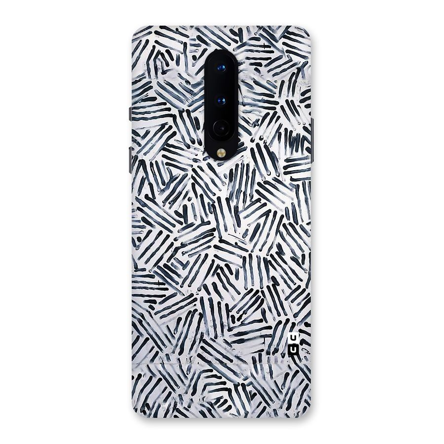 Black Tiny Uneven Back Case for OnePlus 8
