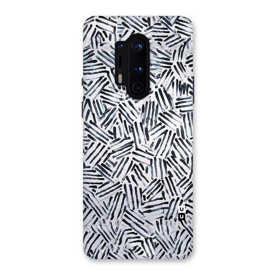 Black Tiny Uneven Back Case for OnePlus 8 Pro