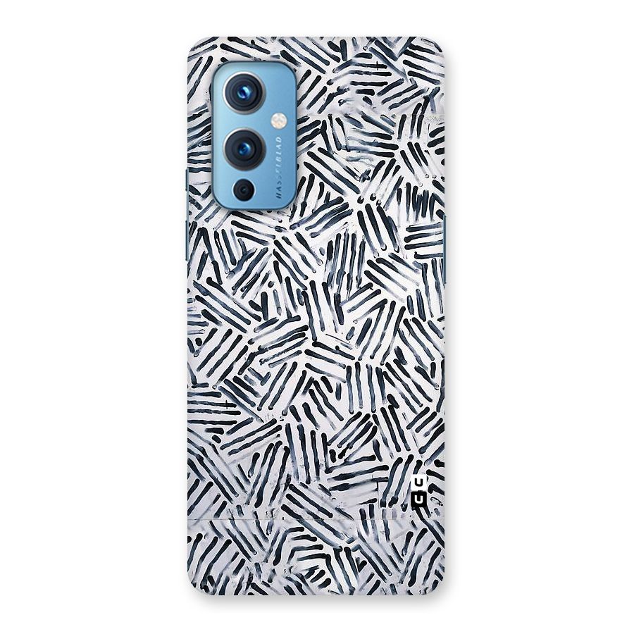 Black Tiny Uneven Back Case for OnePlus 9